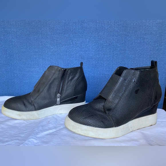 Slip On High Top Black Sneakers - Picture 9 of 9